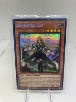 Yugioh Exosister Elis Prismatic Secret Rare MP23-EN252 1st Ed Near Mint - Image 1