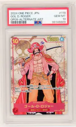 【Gol D. Roger】2023 One Piece JPN. OP09-118 Alternate Art PSA 10 - Image 1