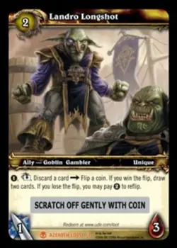 Landro Longshot - LOOT UNSCRATCHED - Heroes of Azeroth - World of Warcraft TCG - Image 1
