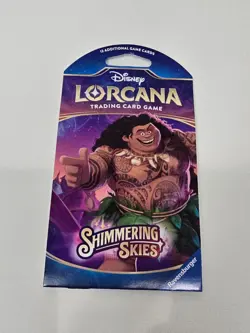 Disney Lorcana TCG Shimmering Skies Sleeved Booster Pack NEW - Image 3