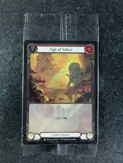 2022 Flesh and Blood SIGIL OF SOLACE #FAB136 Promo Cards Extd Art Rainbow Foil B - Image 1