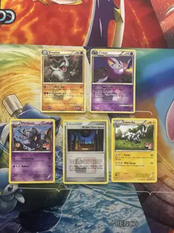Vintage Pokemon Card Lot Holo Crobat Donphan Stamped - Image 1