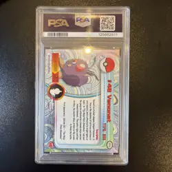 PSA 9 - 2000 Pokemon Topps Card Venonat Holo , Pokemon T.V. Chrome #48 - Image 2