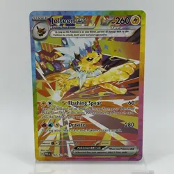 Jolteon ex 153/131 Sv Prismatic Evolutions Holo Pokemon SIR Card Mint Pack Fresh - Image 1