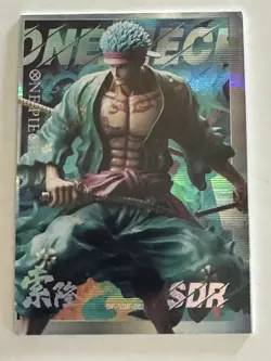 RORONOA ZORO SDR OP-SDR-002 ONE PIECE GRAND LINE ENDLESS TREASURE 4 Anime Card - Image 1