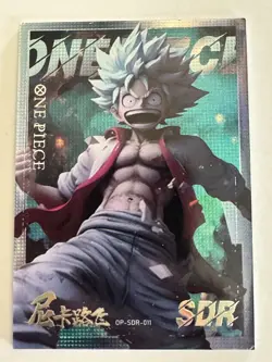 MONKEY D LUFFY SDR OP-SDR-011 ONE PIECE GRAND LINE ENDLESS TREASURE 4 Anime Card - Image 1
