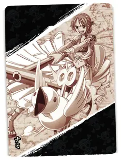 One Piece Treasure Chest Set Anime Trading Card Foil Holo SR Nami - Image 2