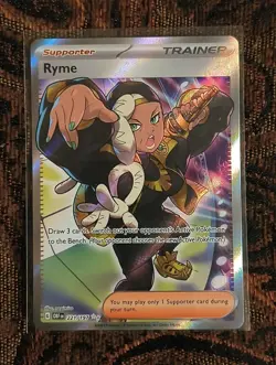 Pokemon TCG Ryme Trainer Obsidian Flames Holo Ultra Rare Card 221/197 - Image 1