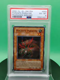 PSA 6 Parasite Paracide PSV-003 Super Rare 2002 English Yu-Gi-OH! Card TCG - Image 2