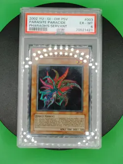 PSA 6 Parasite Paracide PSV-003 Super Rare 2002 English Yu-Gi-OH! Card TCG - Image 4