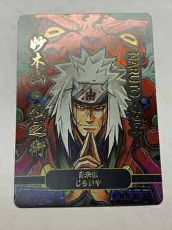 Jiraiya Naruto Toad Manga Style ACG Goddess Story Waifu Card Girl Holo Anime - Image 1