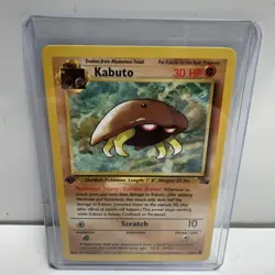 2X Pokemon TCG Kabuto Fossil Card 50/62 Regular Common 1st Edition - Image 3