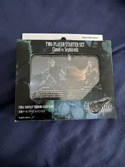 Cloud vs Sephiroth Final Fantasy Trading Card Game - Two Player Starter Set NEW - Image 1
