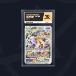 10 Graded Mewtwo Vstar | Crown Zenith GG44 Pokemon Card - Image 1