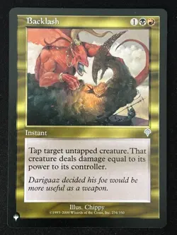 1x MTG Backlash - The List Reprints (LIST) (INV) #234 - Magic the Gathering - Image 1