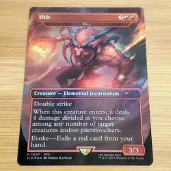 1x Ifrit - Fury, Foil, Secret Lair Drop Bonus - 7007 Final Fantasy Magic MTG NM - Image 1