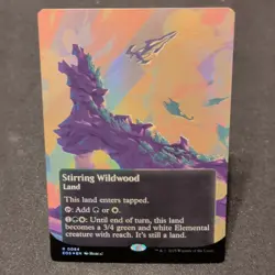 Stirring Wildwood (0084) FOIL (Borderless) EOE: Stellar Sights (EOS) - Image 1