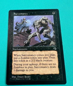 Sarcomancy - Tempest - MTG - Magic the Gathering - Image 1