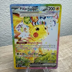 Pokemon TCG Pikachu ex 238/191 Surging Sparks Special Illustration Rare NM - Image 2