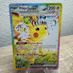 Pokemon TCG Pikachu ex 238/191 Surging Sparks Special Illustration Rare NM - Image 3