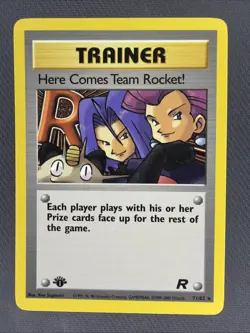 Here Comes Team Rocket! (71) 1st Edition Team Rocket 71/82 LP Pokemon - Image 5
