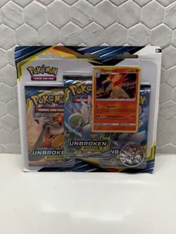 Pokemon - Sun & Moon "Unbroken Bonds" Sealed Booster 3-Pack - Image 1