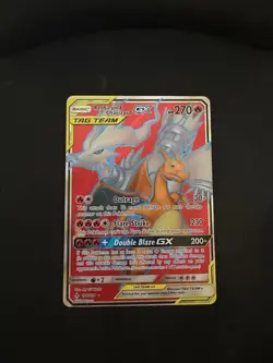 Pokemon TCG Unbroken Bonds Reshiram Charizard GX FULL ART 194/214 - Image 1
