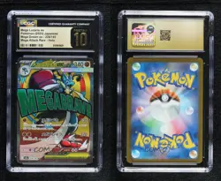 Mega Attack Rare - Mega Lucario ex Japanese Pokemon M2A: Mega Dream CGC 10 - Image 3