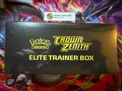 2023 Pokemon CROWN ZENITH Elite Trainer Box Sealed - Image 5
