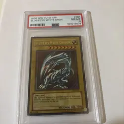 2002 YuGiOh Blue Eyes White Dragon SDK-001 PSA 8 - Image 2