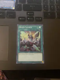 Quick Launch MP18-EN139 Secret Rare Yugioh Mega Tin Pack 1st Edition NM/M - Image 1