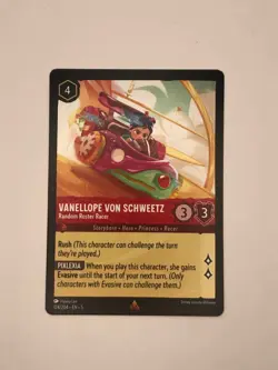 Disney Lorcana Shimmering Skies Vanellope von Schweetz Random Roster Racer (124) - Image 1