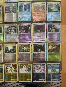 Vintage Pokemon Card Lot Reverse Holo Shiny Yanma Rayquaza Gyarados 50 Cards - Image 2