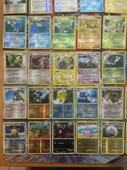 Vintage Pokemon Card Lot Reverse Holo Shiny Yanma Rayquaza Gyarados 50 Cards - Image 3