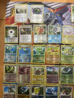 Vintage Pokemon Card Lot Reverse Holo Shiny Yanma Rayquaza Gyarados 50 Cards - Image 5
