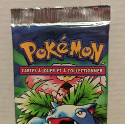 Pokemon TCG Base Set French Booster Pack Venusaur Wizards of the Coast 11 Cards - Image 1