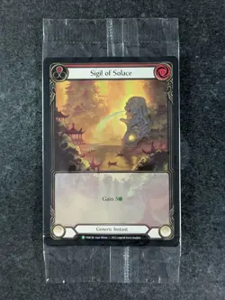2022 Flesh and Blood SIGIL OF SOLACE #FAB136 Promo Cards Extd Art Rainbow Foil C - Image 1