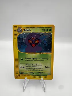 Arbok 3/165 Expedition 2002 Rare Holo e-Series Pokemon Card TCG - Image 1