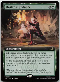 MTG Master's Guidance (Extended Art) Normal NM Avatar Magic 206 - Image 1