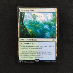 Breeding Pool: Edge of Eternities Regular Mtg Rare TCG Card Near Mint Shock Land - Image 1