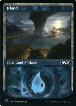 Island NM/M* SHOWCASE Core Set 2021 ENGLISH 310 mtg -UnltdCards - Image 1