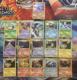 Vintage Pokemon Card Lot Holo Lapras Giratina Legend Palkia Fire - Image 1