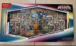 Pokemon Prismatic Evolutions Lucario Ex & Tyranitar Ex Premium Collection - Image 1
