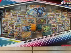 Pokemon Prismatic Evolutions Lucario Ex & Tyranitar Ex Premium Collection - Image 3