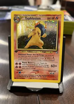 Pokemon TCG Typhlosion Holo Rare 1st Edition Neo Genesis 18/111 - Image 1