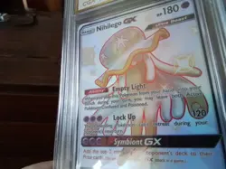 Pokemon Cards promo Holo sv62 nihilego gx ar sr ex graded slab card gold art b32 - Image 4