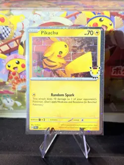 051 /162 Pikachu 2026 Pokemon Day Stamped Promo TCG Near Mint #1 - Image 1