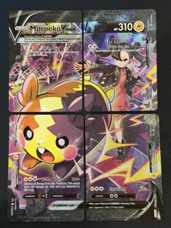 Pokemon TCG Morpeko V-Union Promo Card Set NM Condition - Image 1