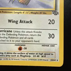 FREE SHIPPING Pokemon TCG Pidgeot Jungle 24/64 Regular Near Mint! - Image 4