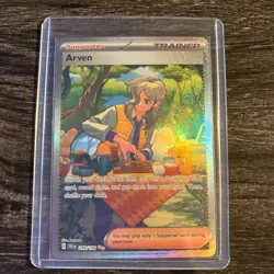 Pokemon Arven 249/198 Scarlet & Violet SIR Full Art Trainer NM - Image 1